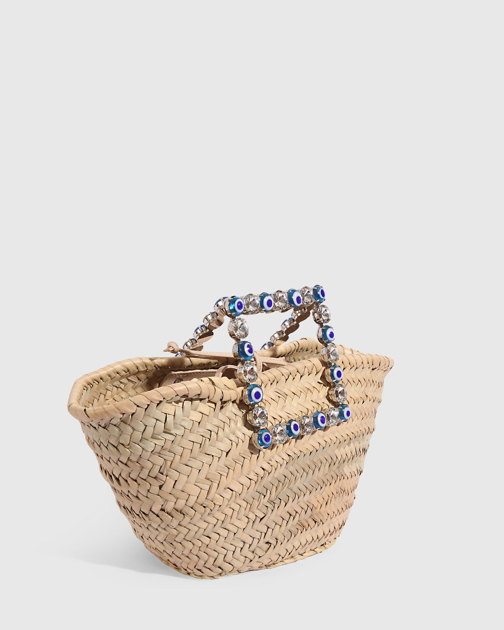 Mykonos Round Basket Bag, B & Floss