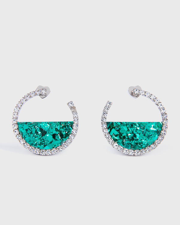 Emerald Eternity Earrings