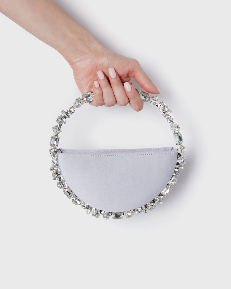 Silver Taliya Eternity Clutch