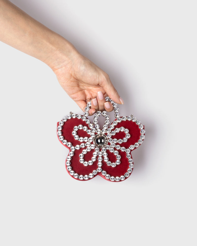 Ruby Mini Flower Clutch