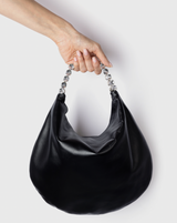 Black Medium Hobo Bag