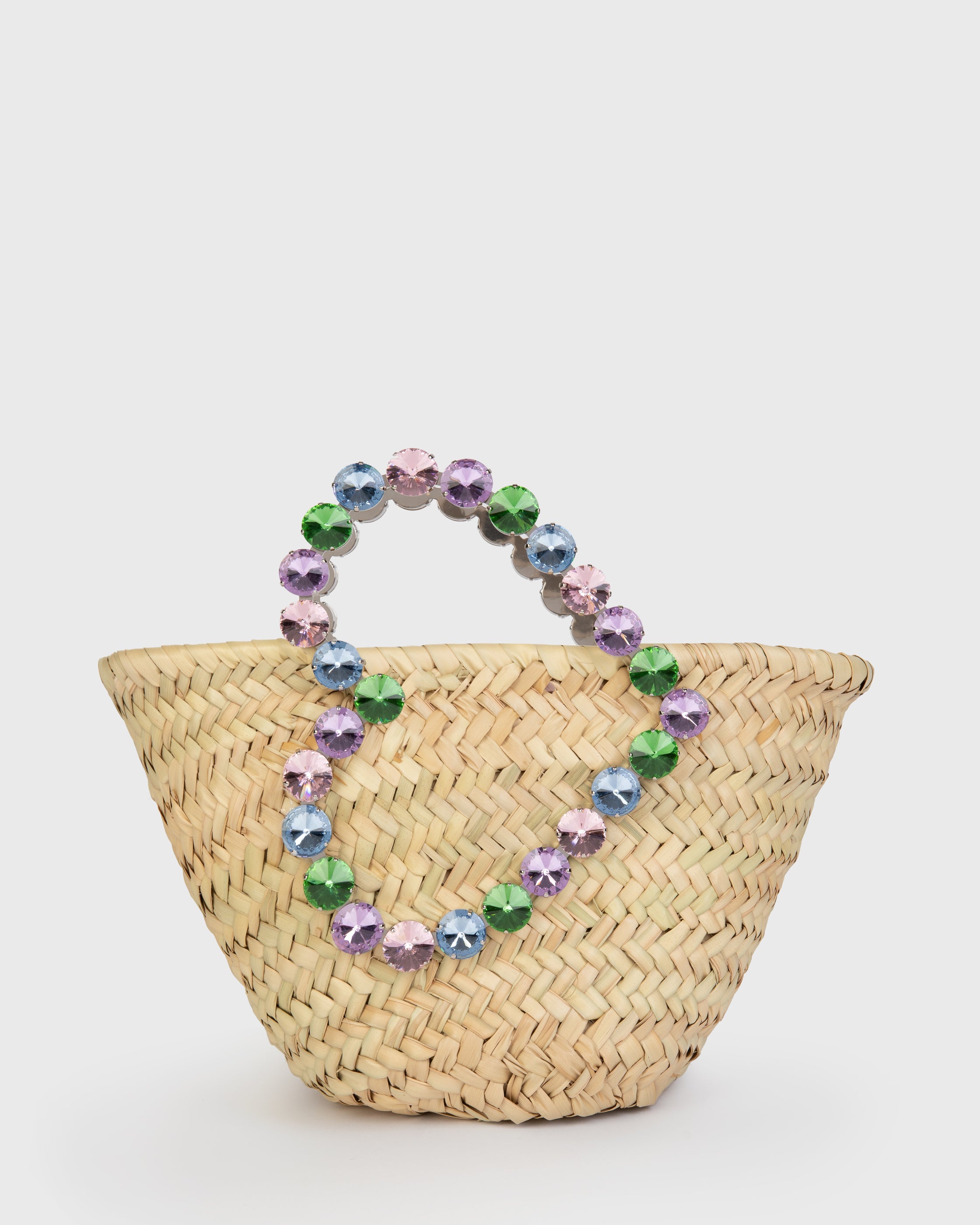 Heart Mini Raffia Basket Bag | L'ALINGI – L'alingi London