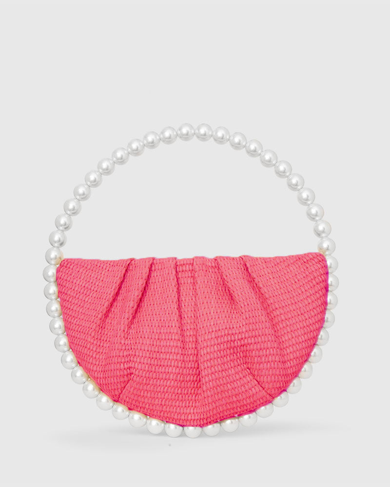 Hot Pink Jumbo Pearl Bag